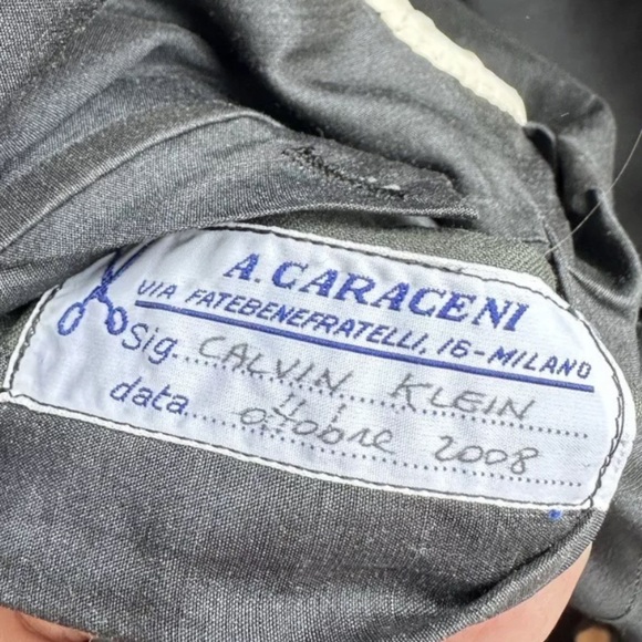 Made For Mr. Calvin Klein A. Caraceni Bespoke Sport coat Jacket Blazer Size 38R